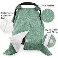 HNHUAMING sage canopy with dotted backing for stylish feeding privacy