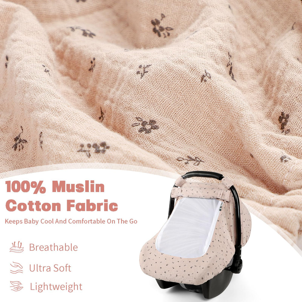 HNHUAMING car seat cover full-coverage window demonstrating 360-degree sun protection