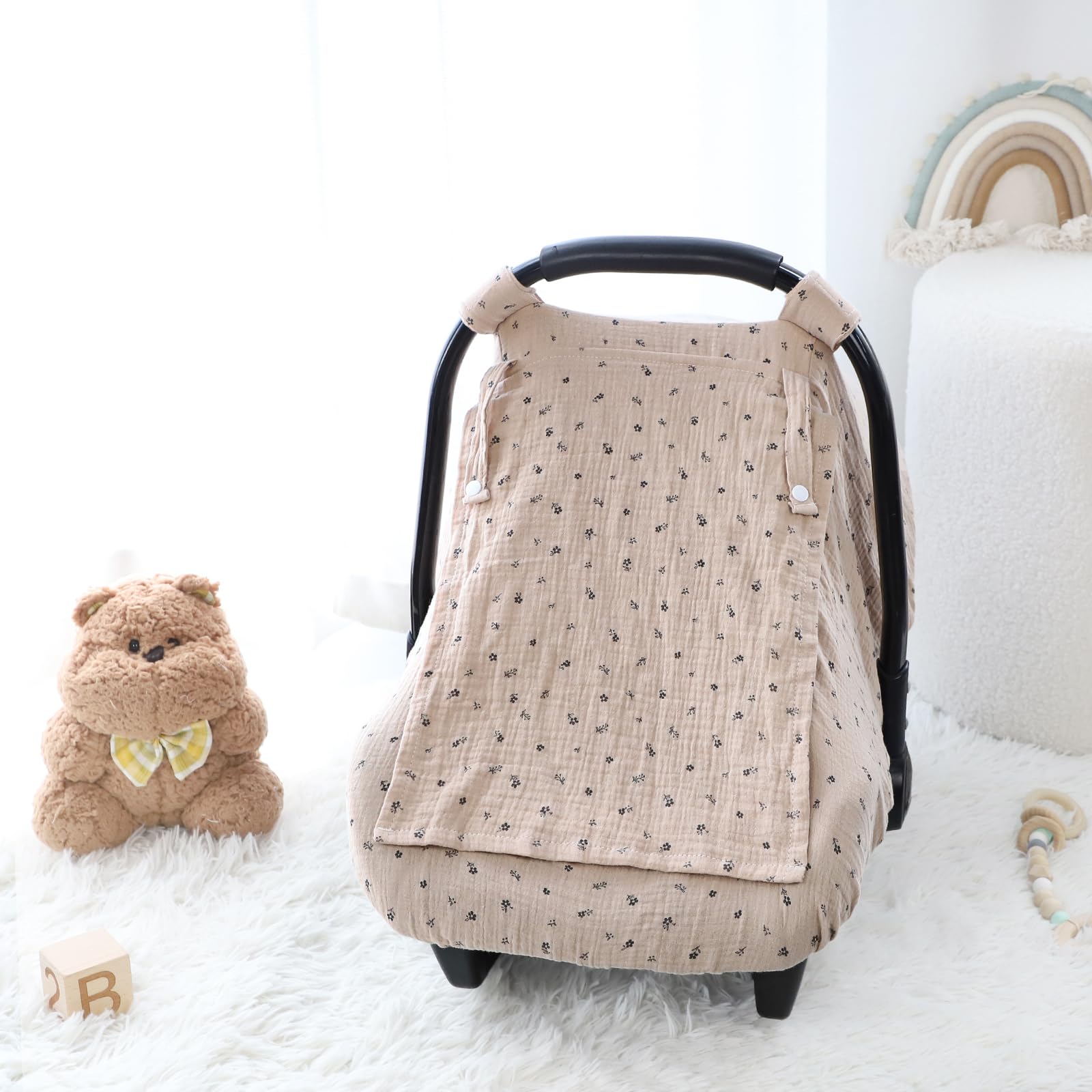 HNHUAMING car seat cover packaged in gift box for new moms