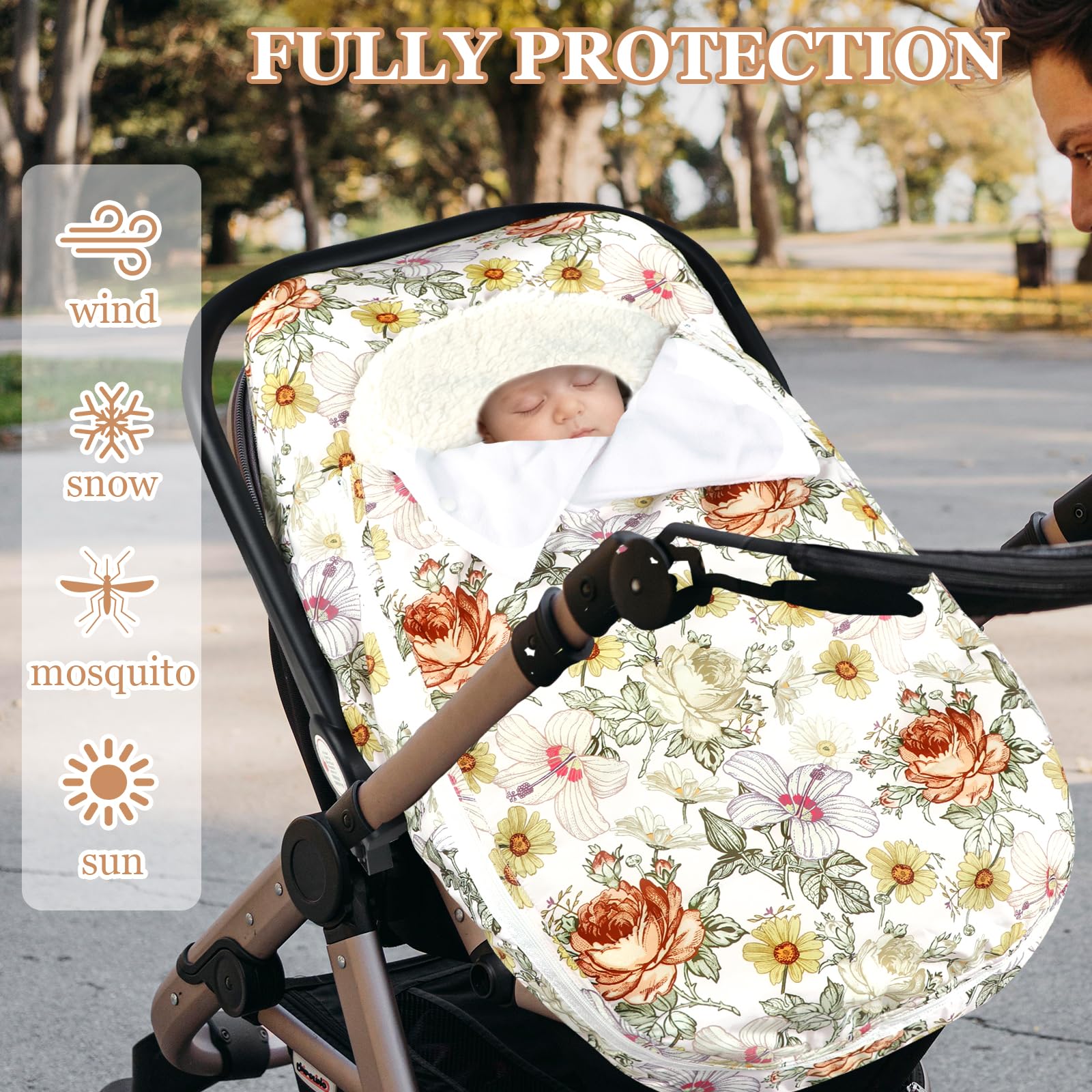 HNHUAMING car seat cover windproof and rainproof fabric for outdoor trips.