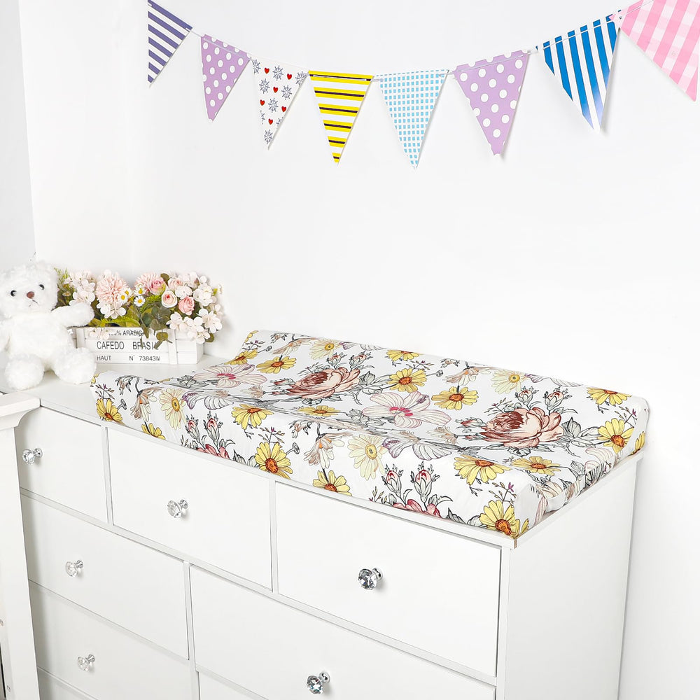 HNHUAMING 32x16 inch cover fits standard changing pads and supports smooth diaper tasks.