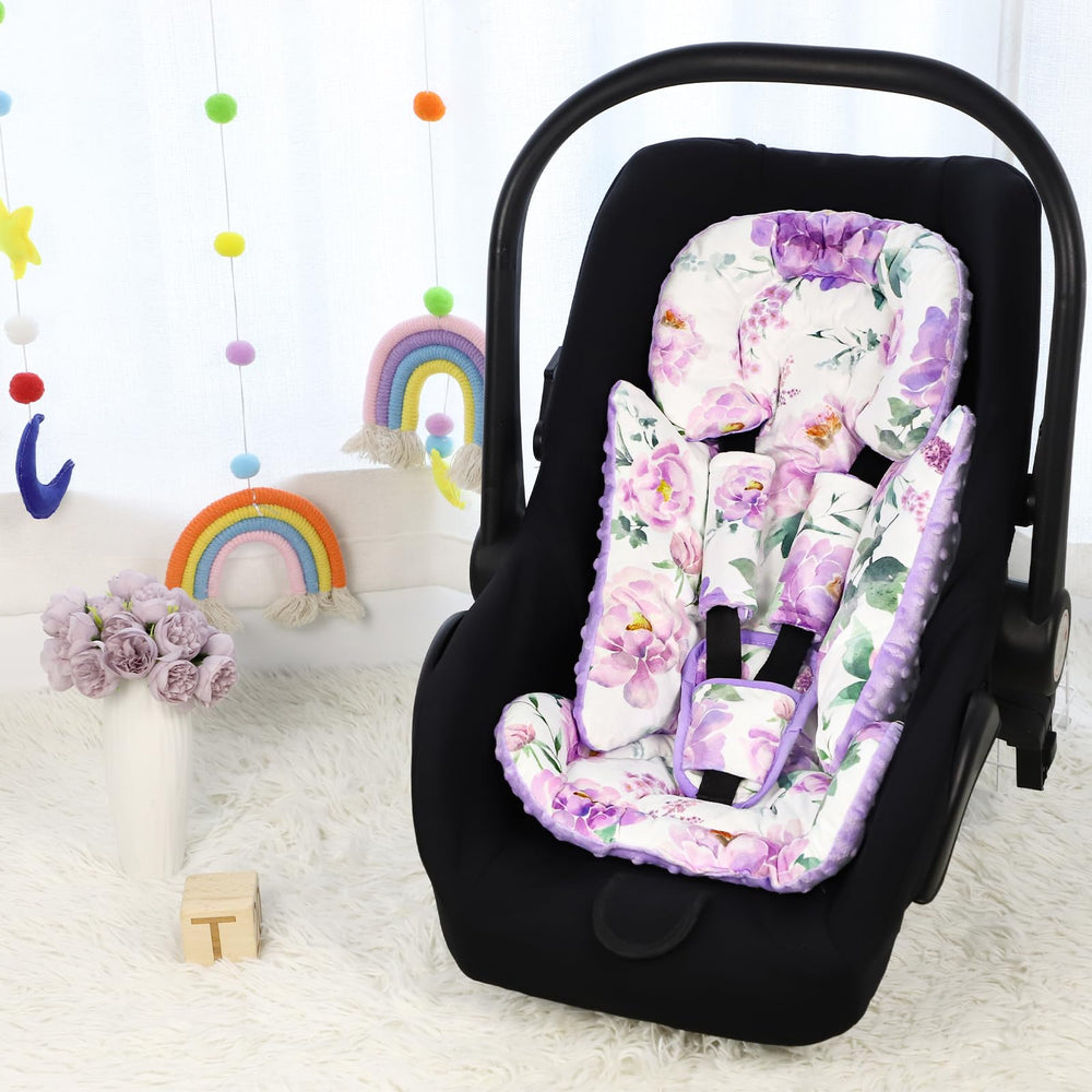 HNHUAMING purple floral design makes a thoughtful newborn gift for girls and boys.
