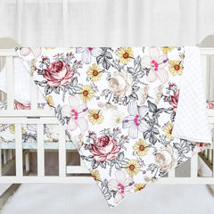 HNHUAMING crib-receiving blanket in 30x40 inches for gentle swaddles.