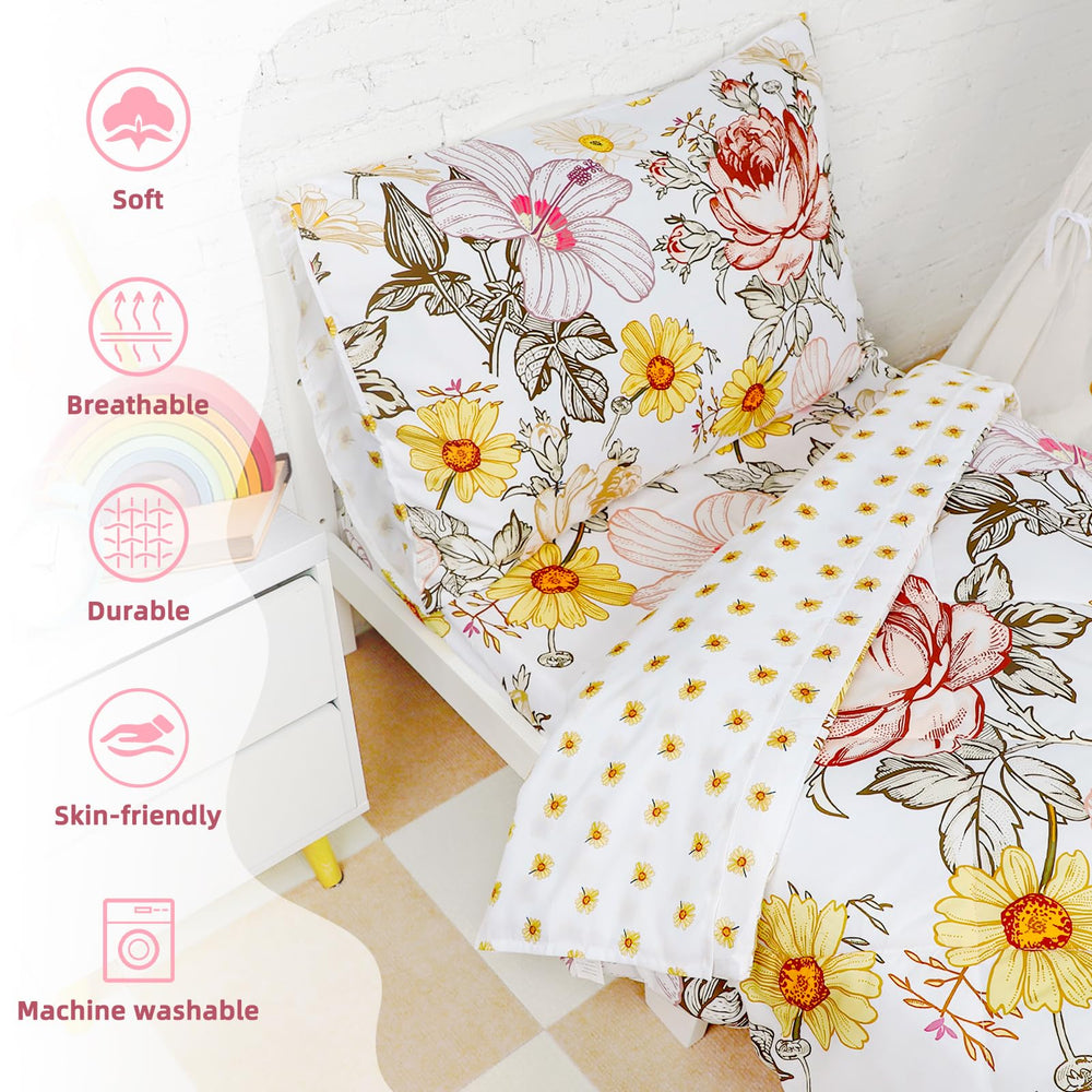 HNHUAMING daisy-reversible design offers versatile styling for her room.