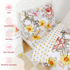 HNHUAMING daisy-reversible design offers versatile styling for her room.