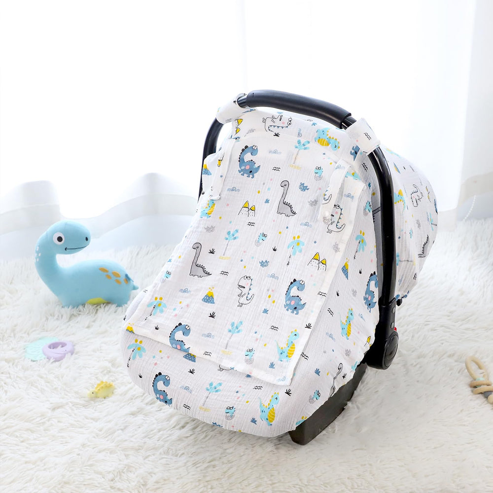 HNHUAMING Dinosaur car seat cover easy care with machine washable fabric