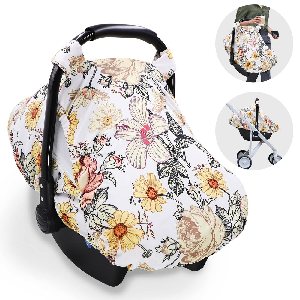 HNHUAMING floral car seat cover supports multi-use scenarios.