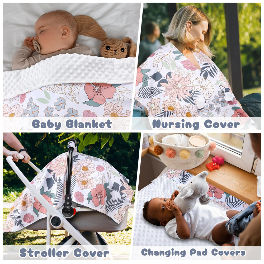 HNHUAMING foldable, travel-friendly car seat cover in diaper bag