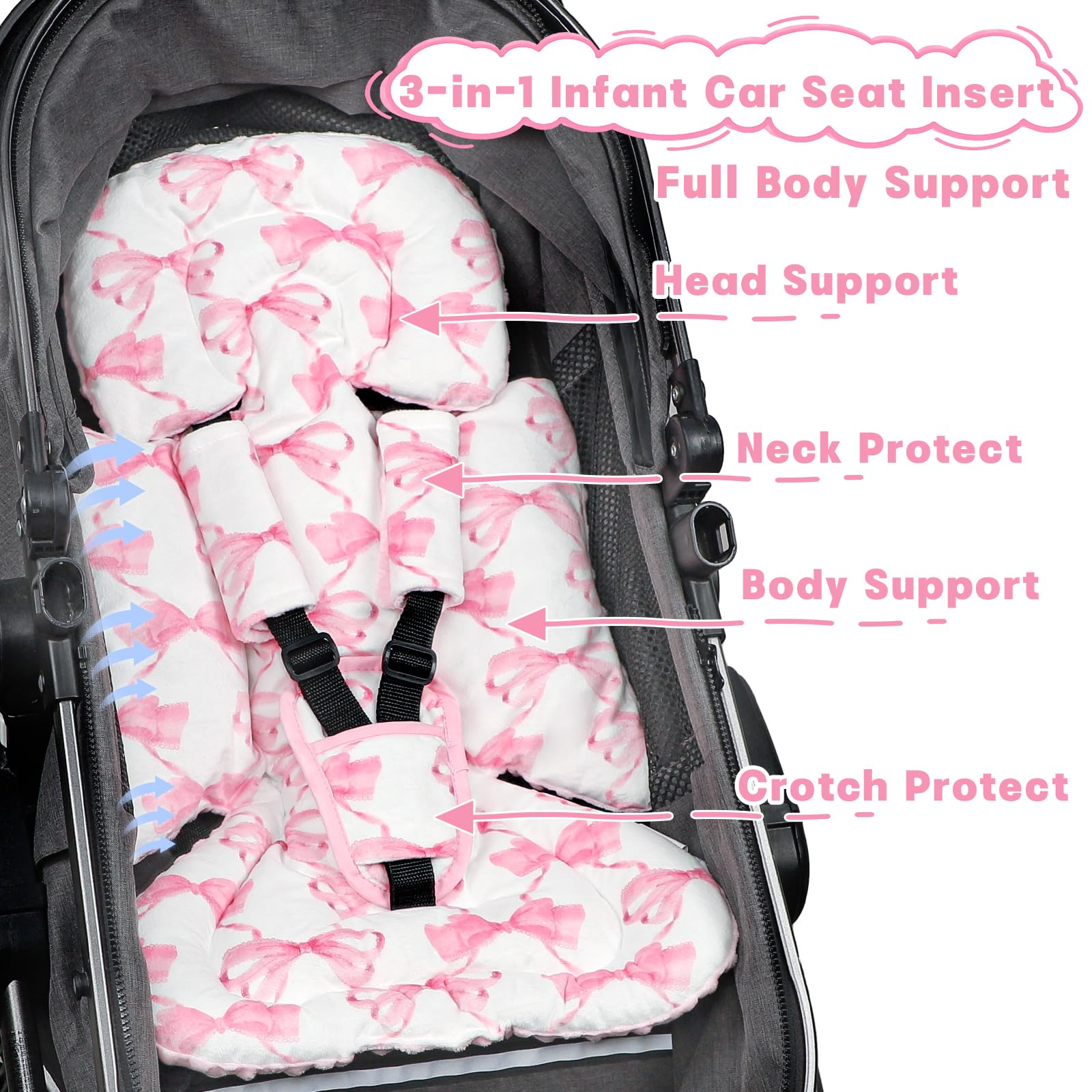 Compact 25 x 11 inch size delivers full-body stability during travel with HNHUAMING.