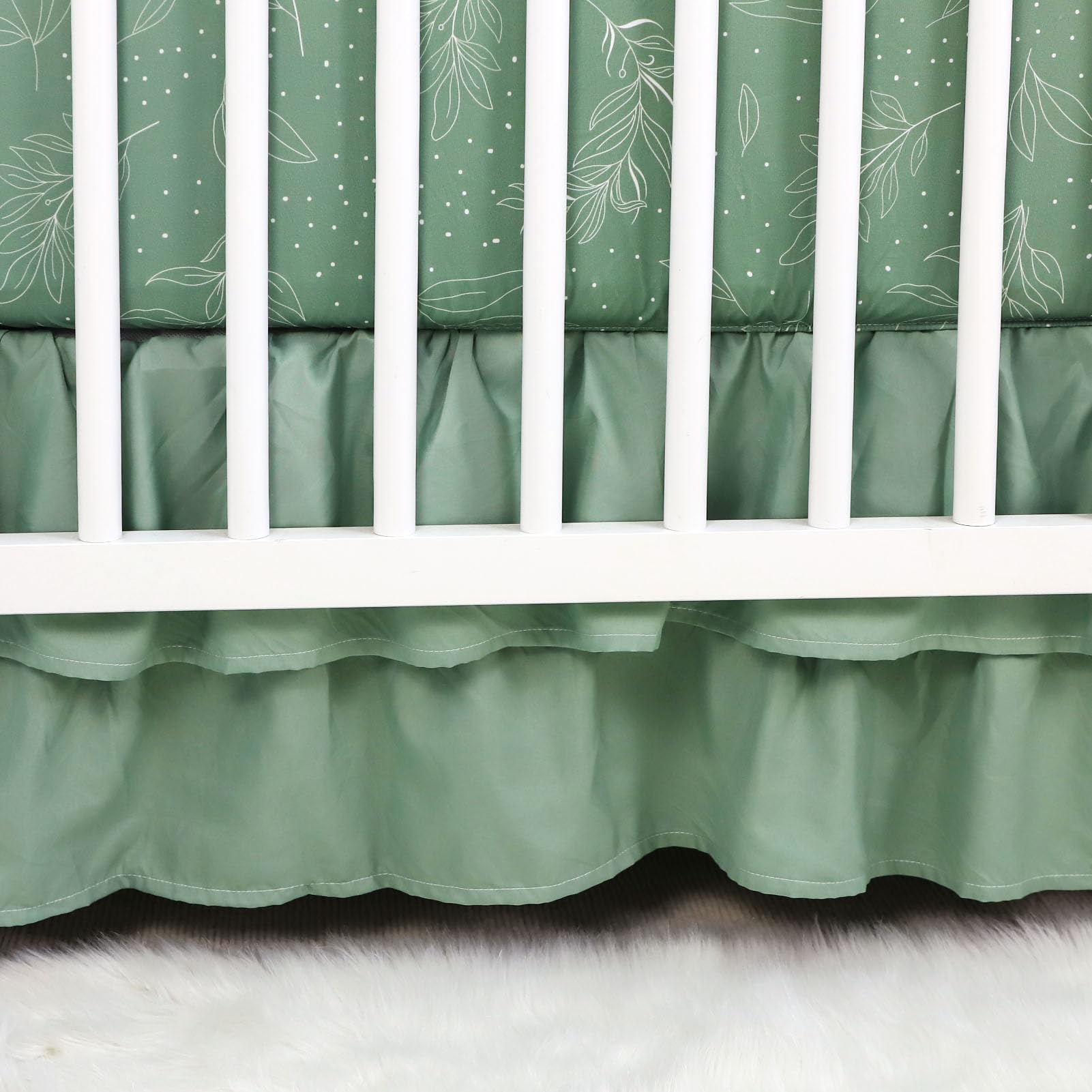 HNHUAMING Green Leaf set shown in gift-ready packaging for baby showers.