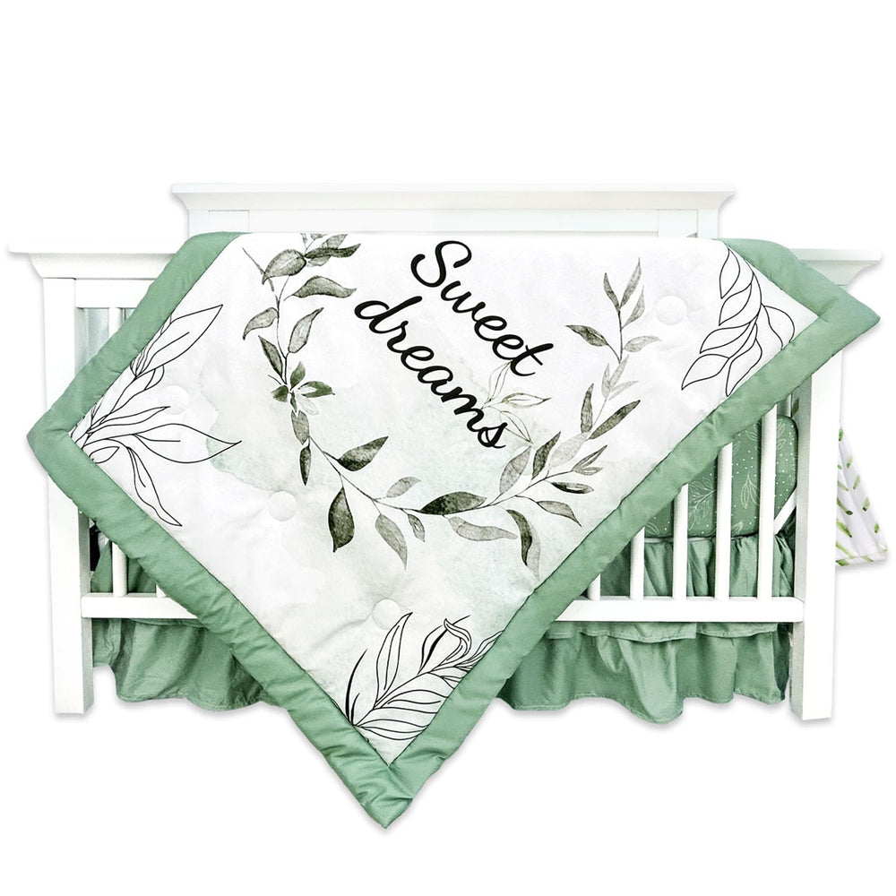 HNHUAMING room vibe with sage tones for neutral nursery.