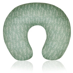 HNHUAMING Green Sage nursing pillow cover closeup stitching for cozy baby comfort