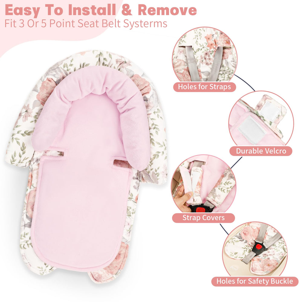HNHUAMING dual head support grows with baby for newborn to growing head space.