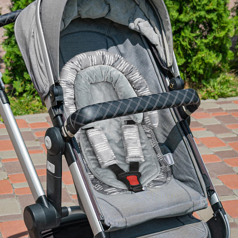 HNHUAMING gray check design complements car interiors and nurseries