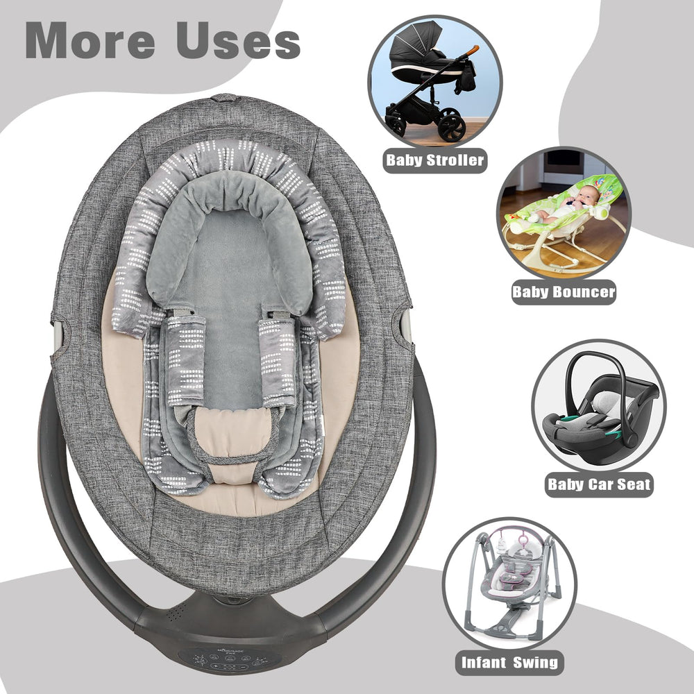 HNHUAMING universal fit works with most car seats, strollers, swings, and bouncers