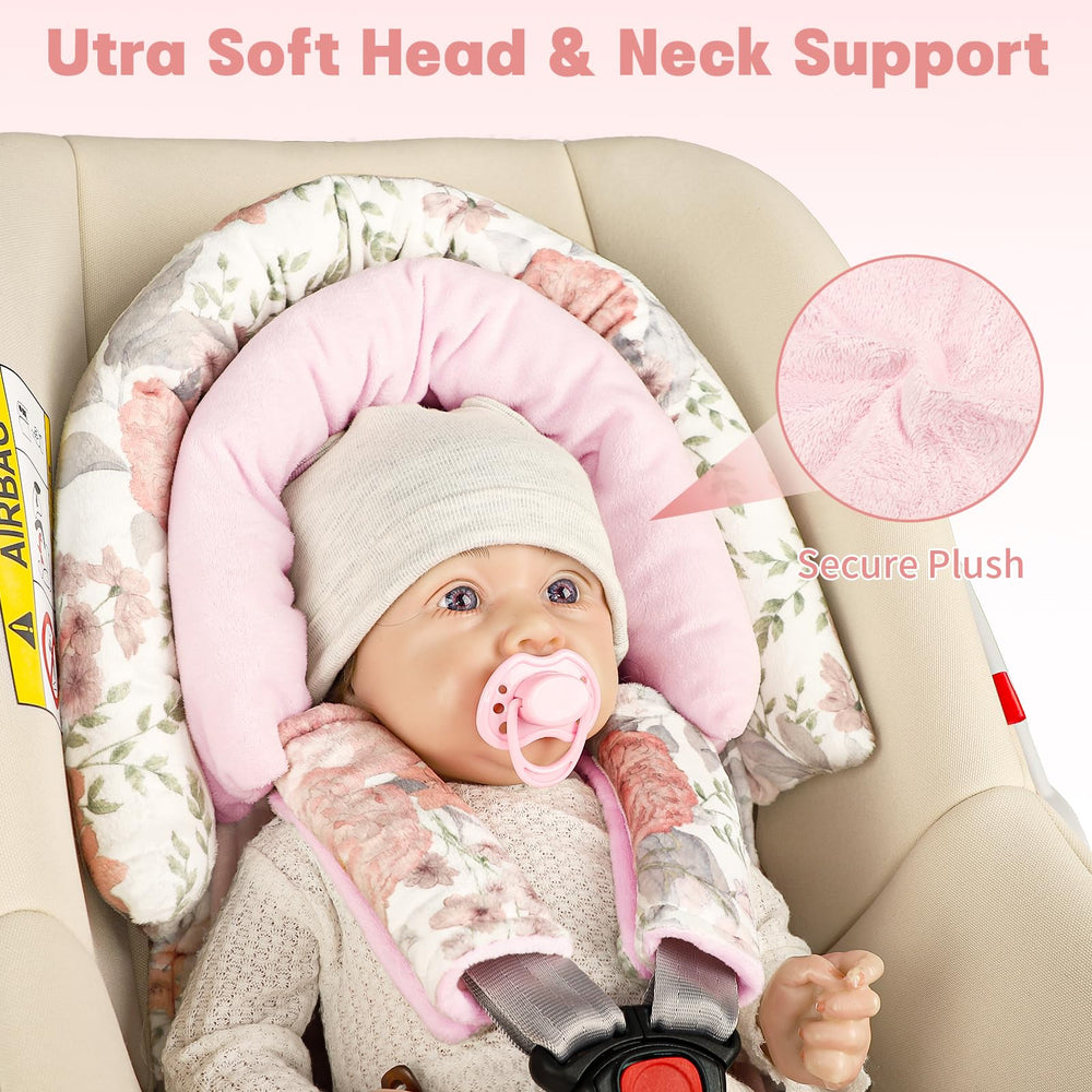 HNHUAMING compatible with 3-point and 5-point harness systems for secure travel.