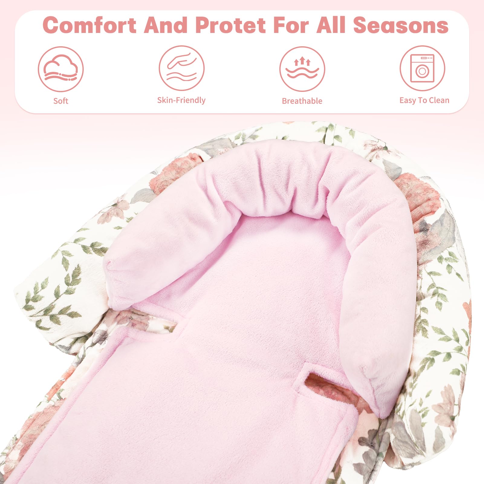 HNHUAMING machine washable insert stays fresh after trips.