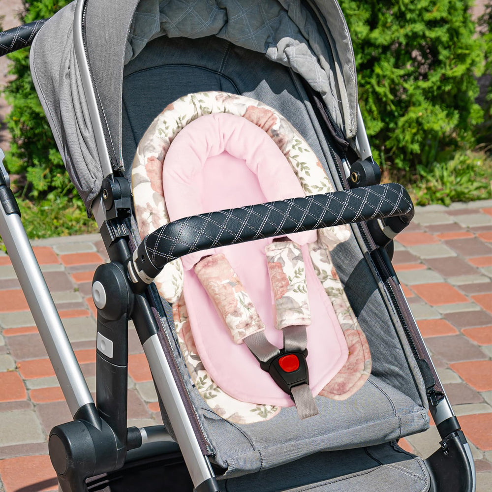 HNHUAMING pink floral design adds stylish touch to baby gear.