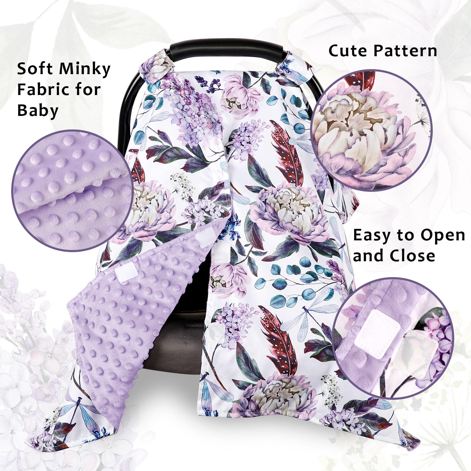 HNHUAMING infant nursing cover enables discreet breastfeeding on the go