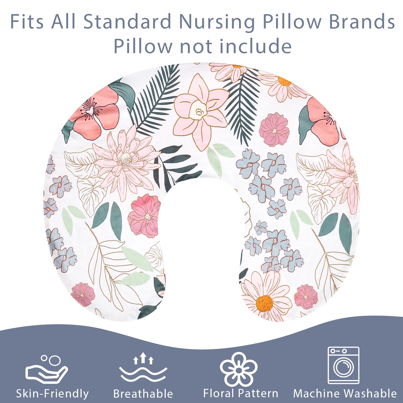 HNHUAMING machine-washable nursing cover keeps feeding gear clean and fresh.