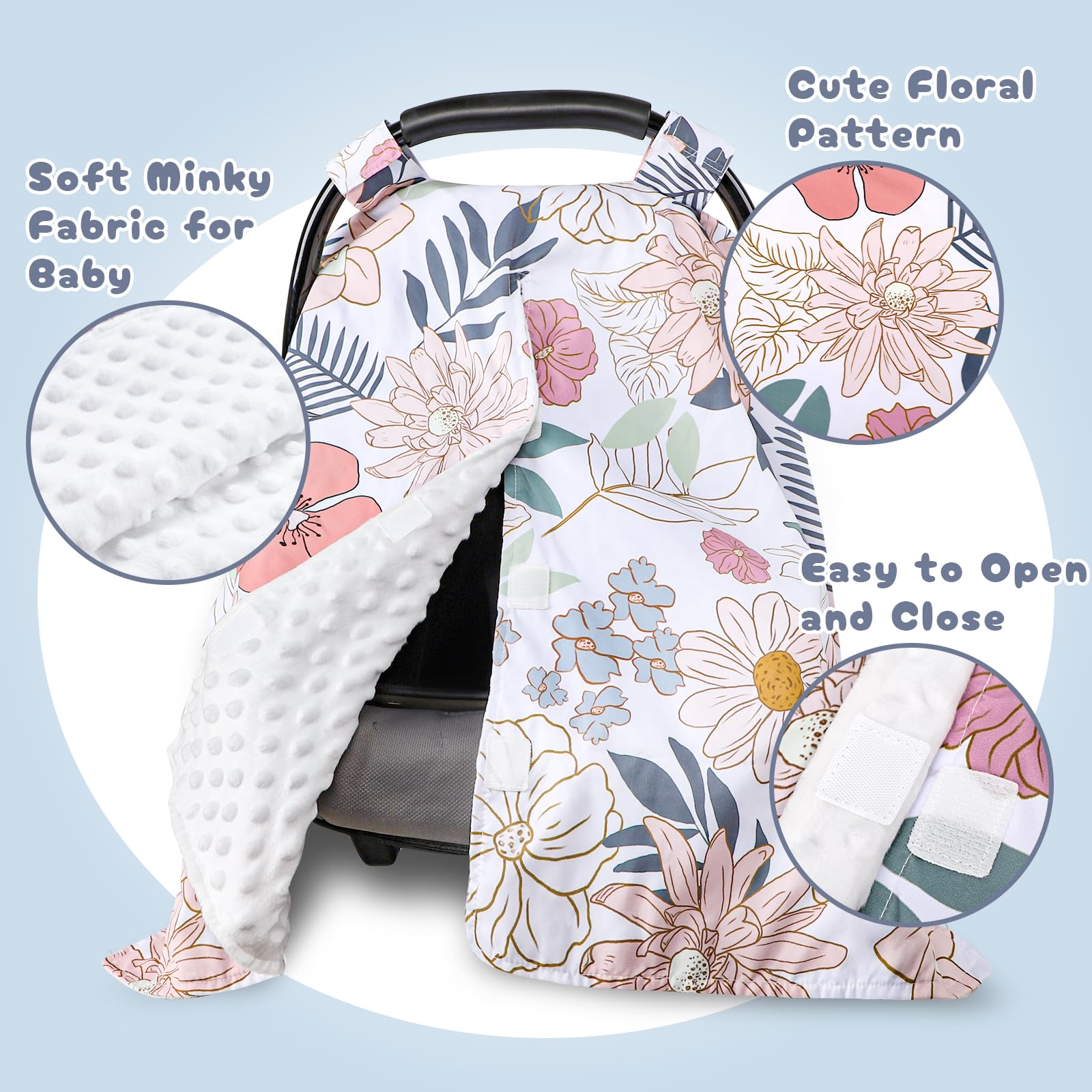HNHUAMING multipurpose cover for nursing and stroller use