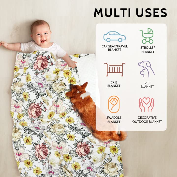 HNHUAMING nursery decor blanket adds soft texture to playtime.