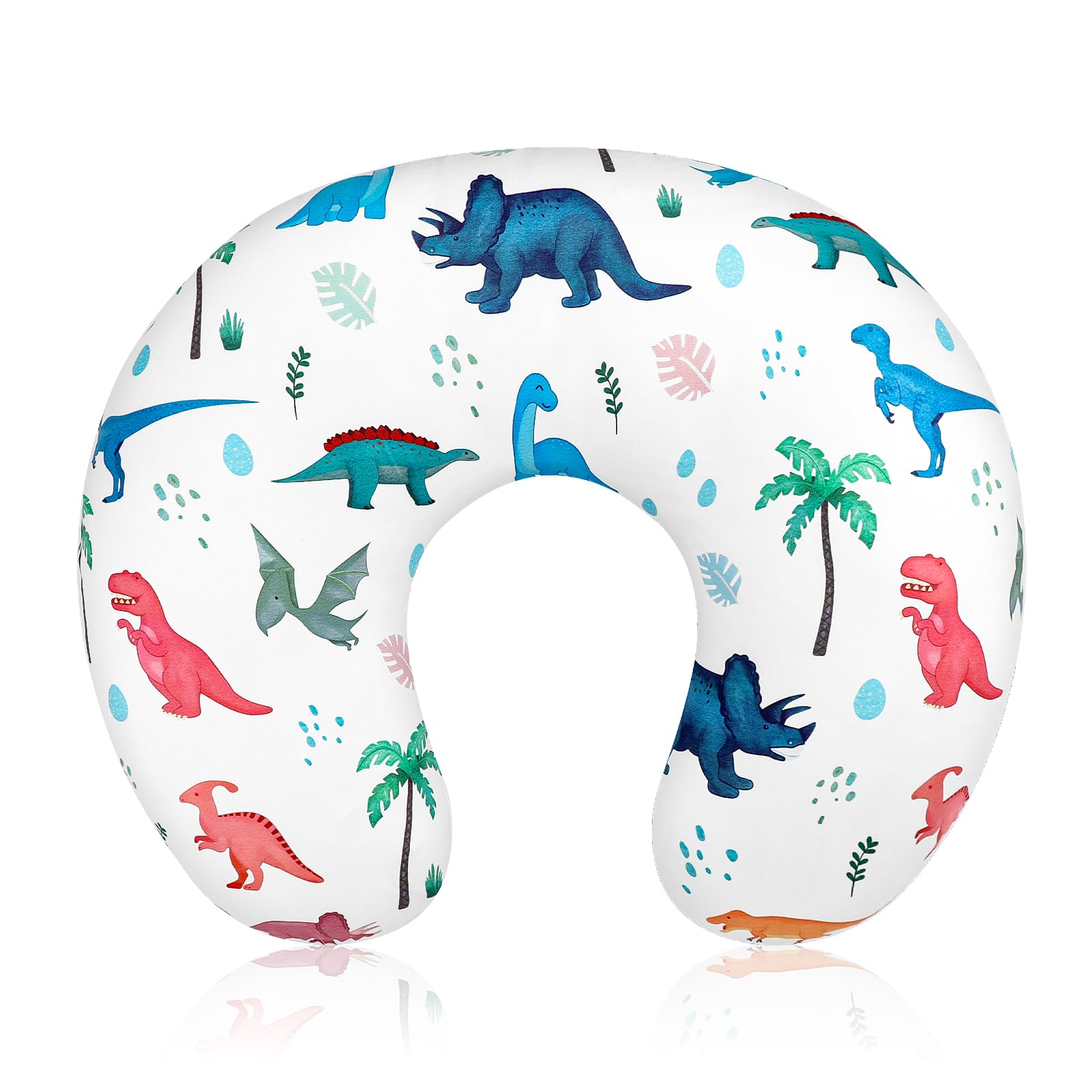 HNHUAMING nursing pillow cover with dinosaur pattern for playful nurseries