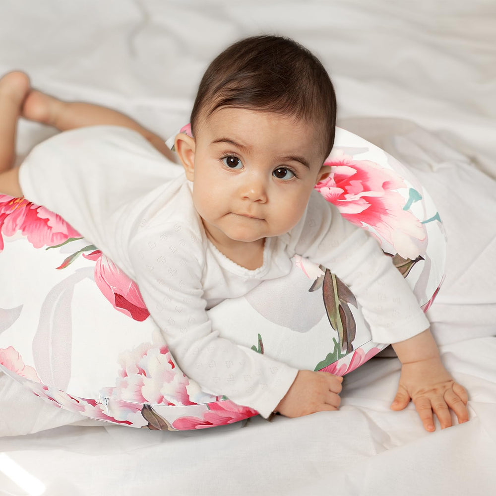 HNHUAMING nursing pillow cover machine washable closeup, simple care for busy families.