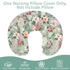 HNHUAMING soft fabric nursing pillow cover delivers gentle touch for baby skin