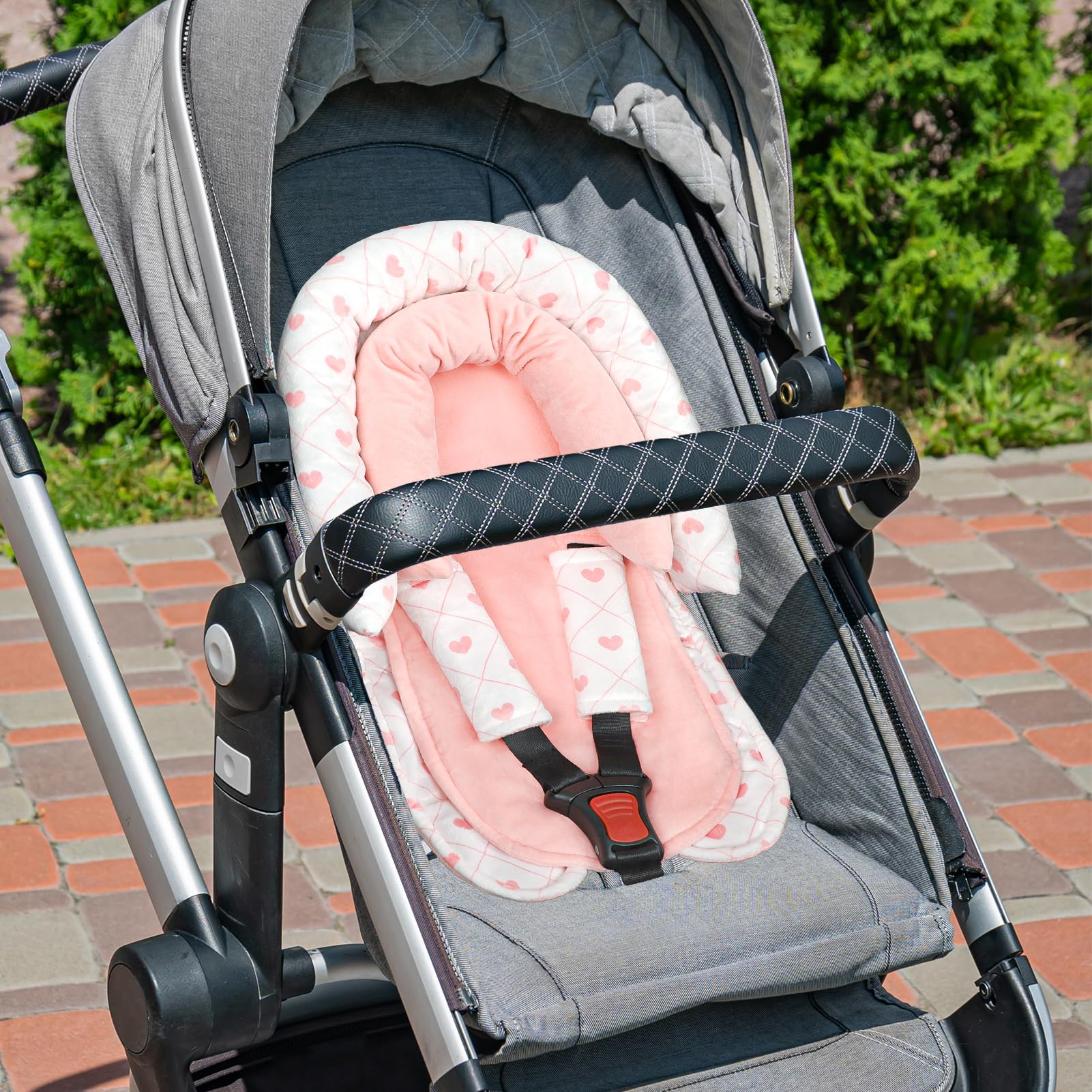 HNHUAMING pink insert supports newborn comfort on all car rides