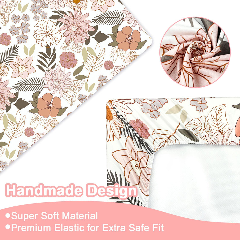 HNHUAMING pink diaper stacker keeps essentials organized and within reach.