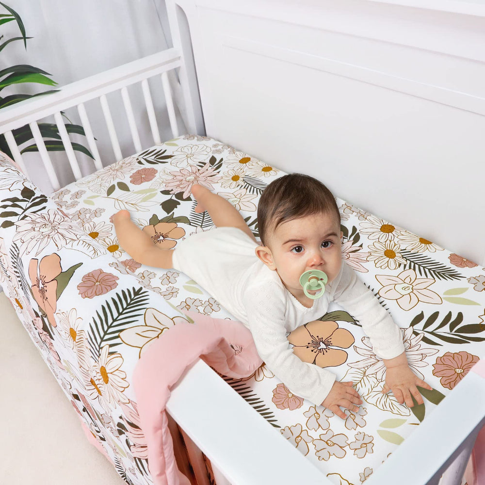 HNHUAMING pink gift-pack-ready bedding ideal for baby showers.