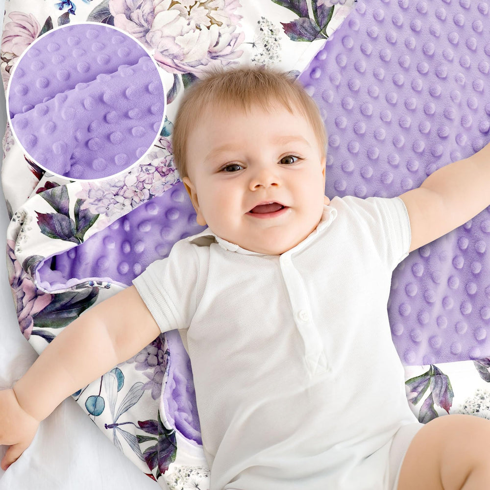 HNHUAMING blanket used as stroller cover for on-the-go comfort.