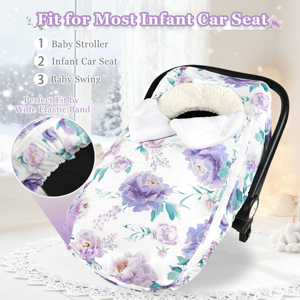 HNHUAMING purple floral design enhances style on outings.