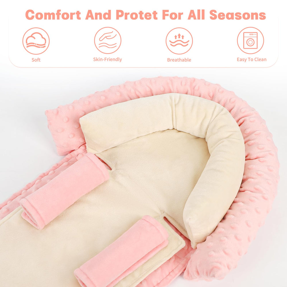 Removable liner allows easy size adjustments and quick cleaning between uses.