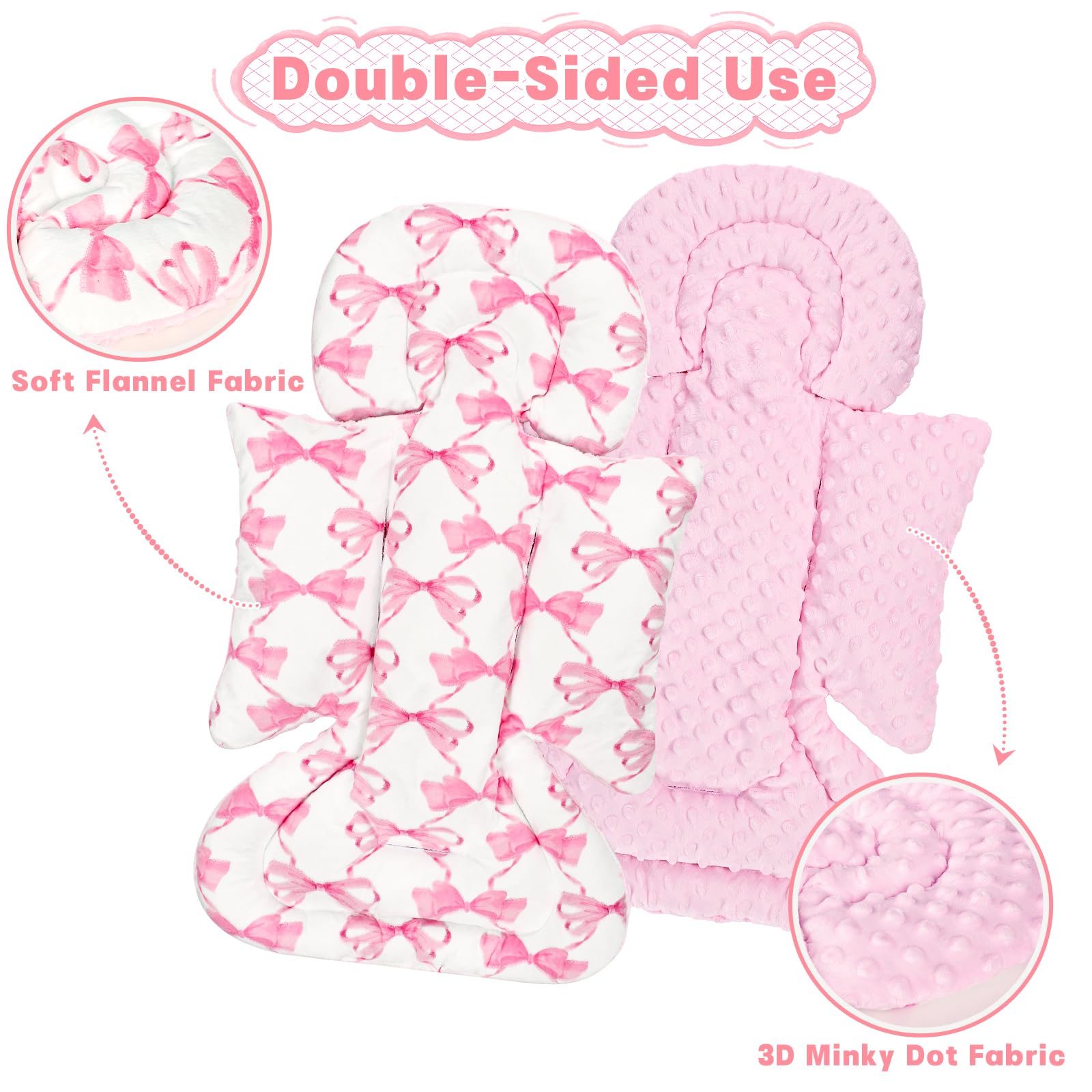Removable shoulder strap covers and buckle protector on the HNHUAMING cushion.