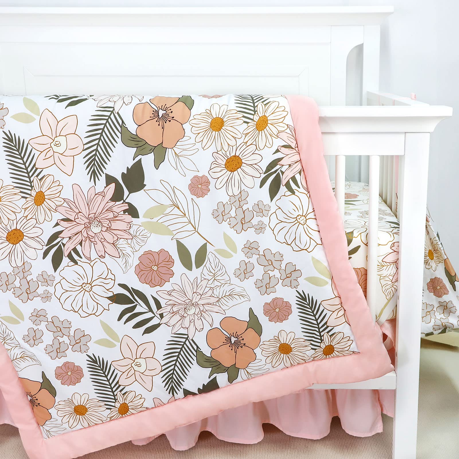 HNHUAMING secure elastic crib sheet stays in place.