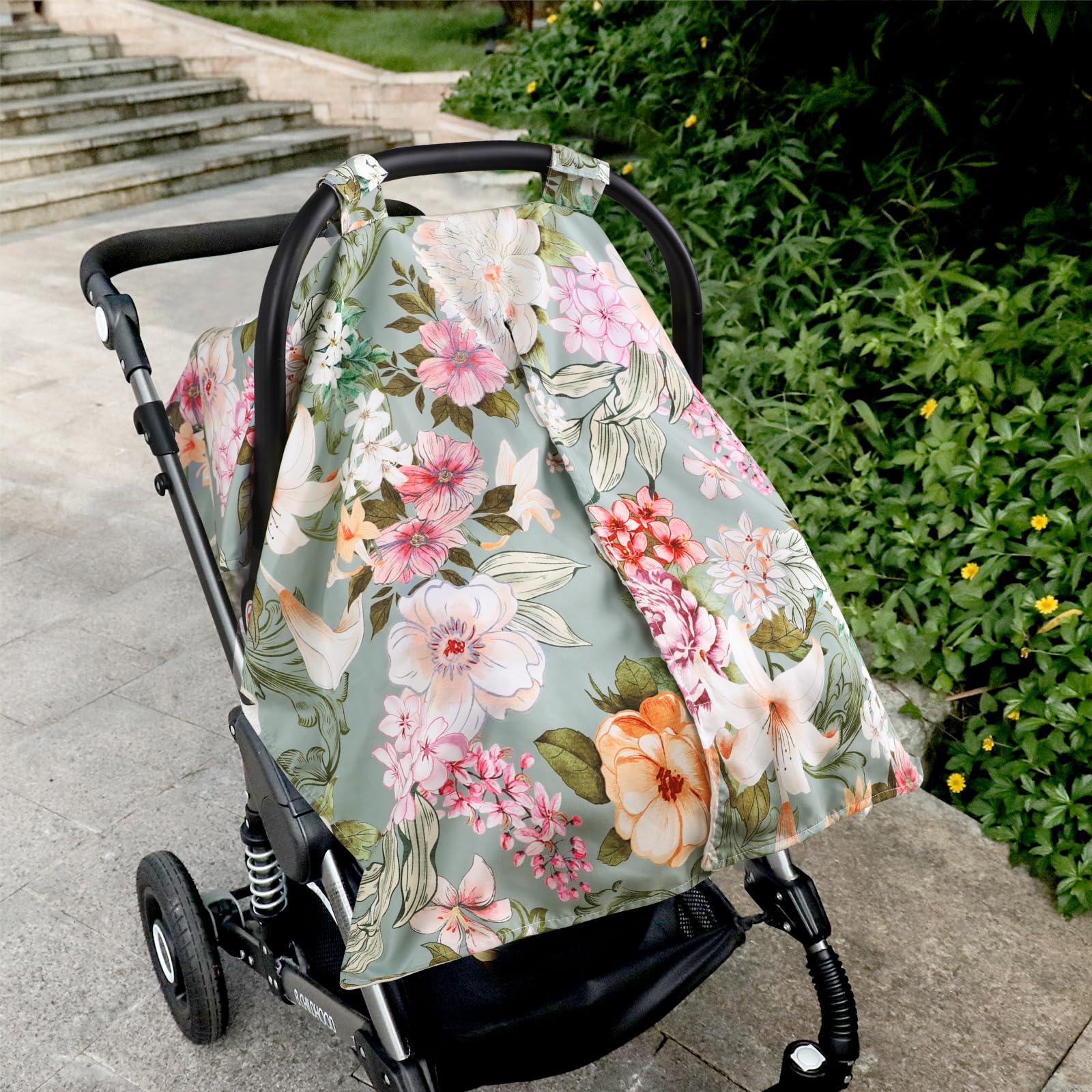 HNHUAMING shopping cart cover keeps baby clean and comfortable.