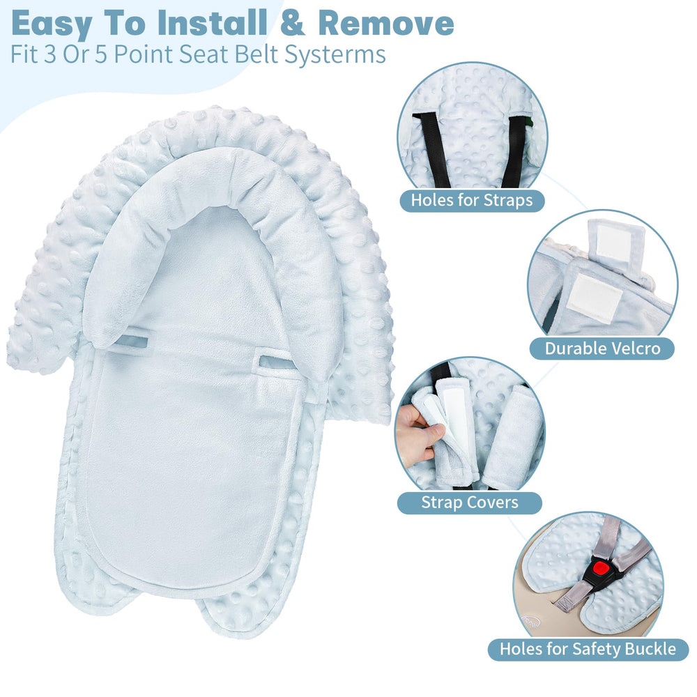 HNHUAMING strap covers prevent chafing against harness straps.