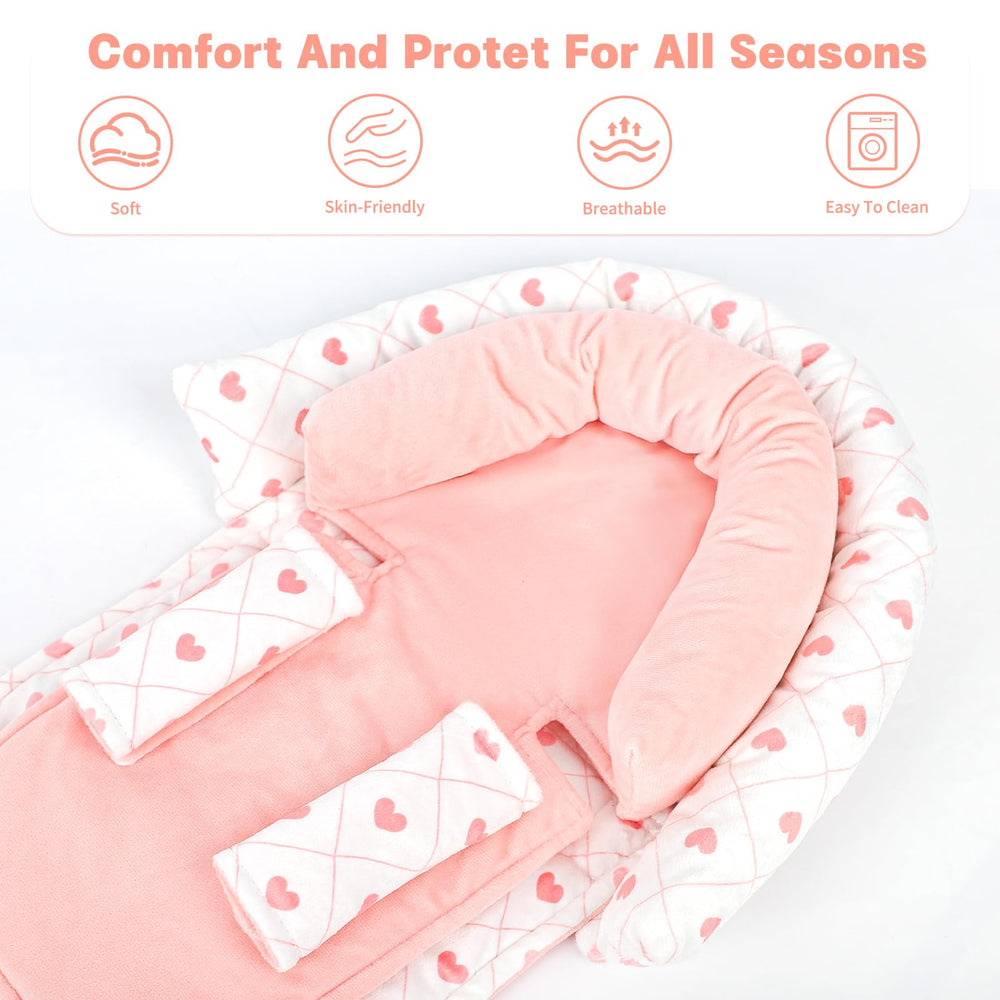 HNHUAMING strap pads protect shoulders from harness rubbing