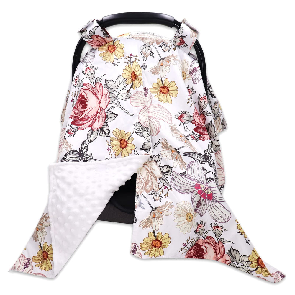 HNHUAMING stretchy nursing cover provides versatile use for on-the-go feeding