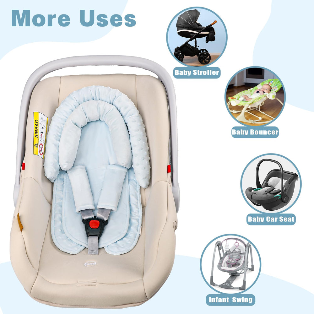HNHUAMING universal-fit insert suits car seats, strollers, swings, and bouncers.