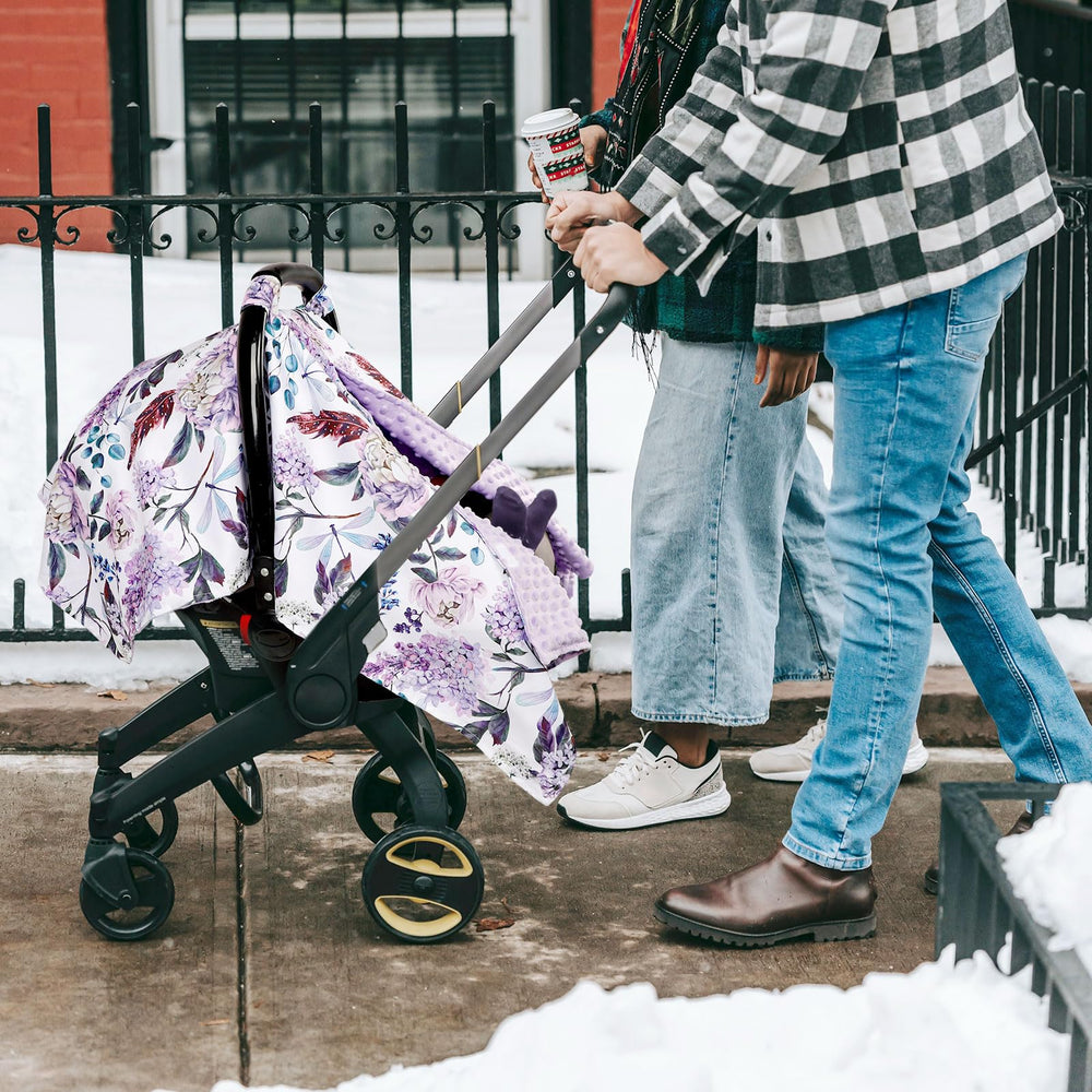 HNHUAMING vintage floral pattern adds stylish detail to baby gear