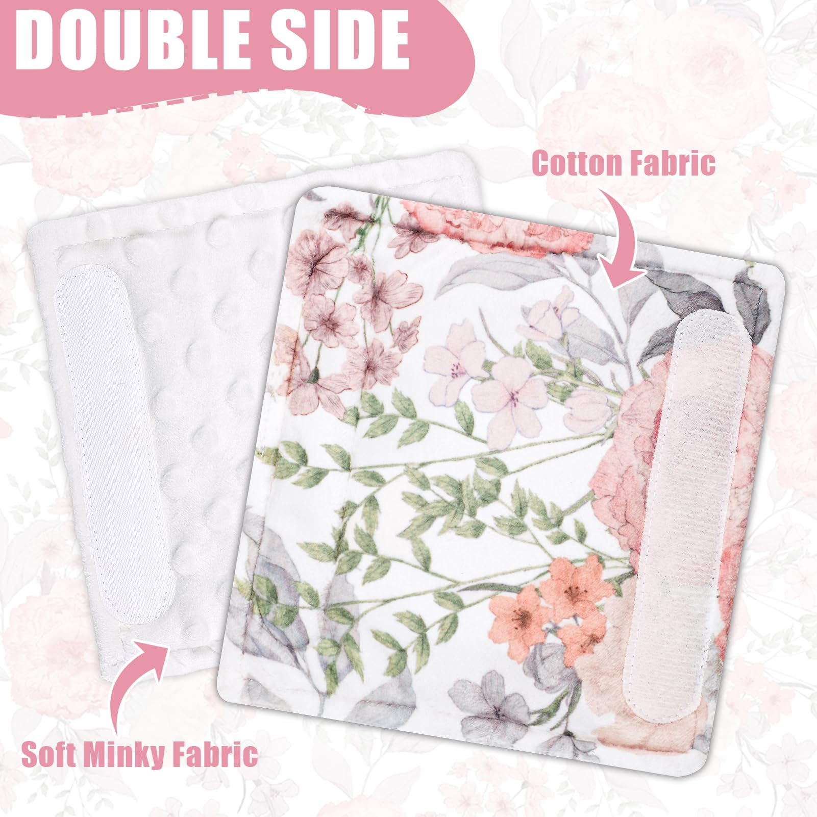 HNHUAMING white-side strap pad shown on car seat for versatile style