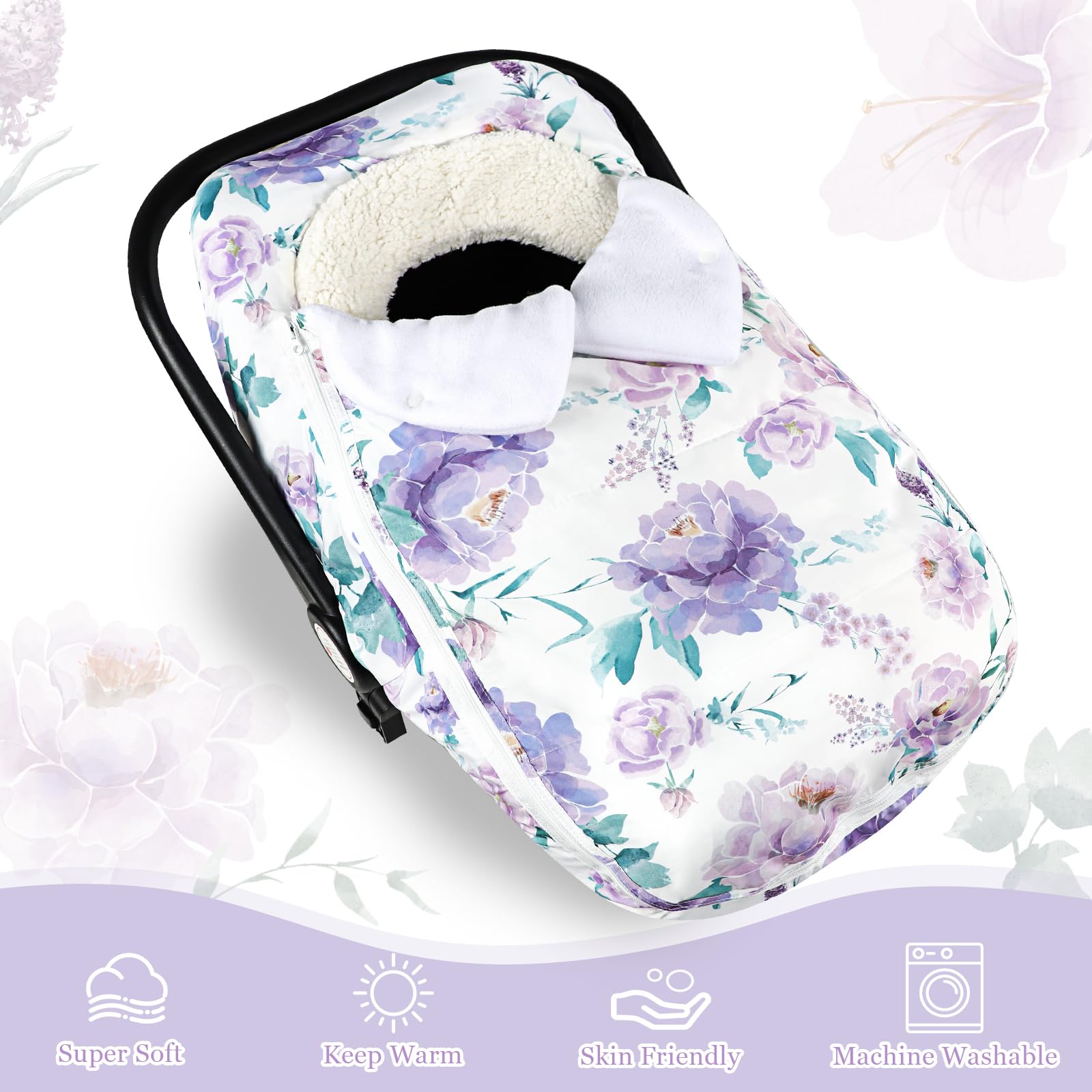 HNHUAMING windproof and rainproof shell protects during windy, damp days.