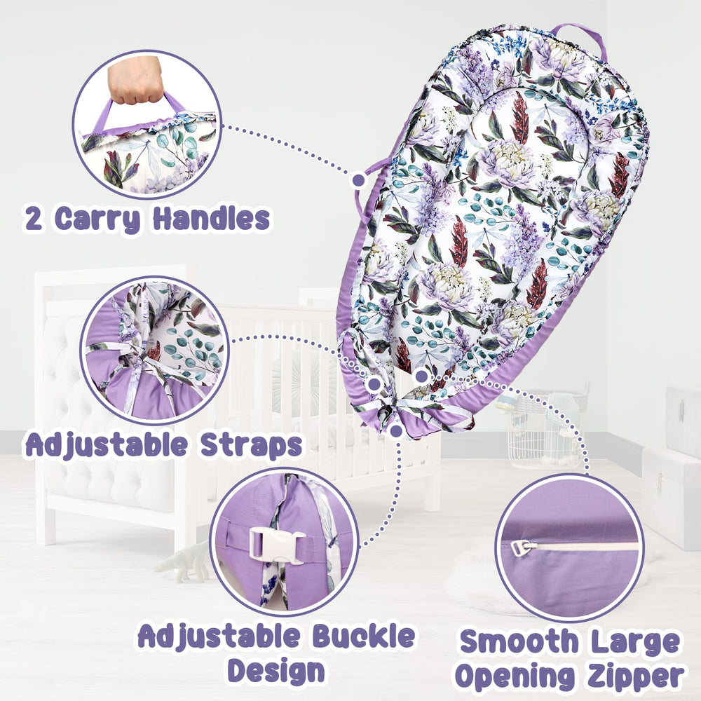 HNHUAMING versatile cover supports naps and tummy time.