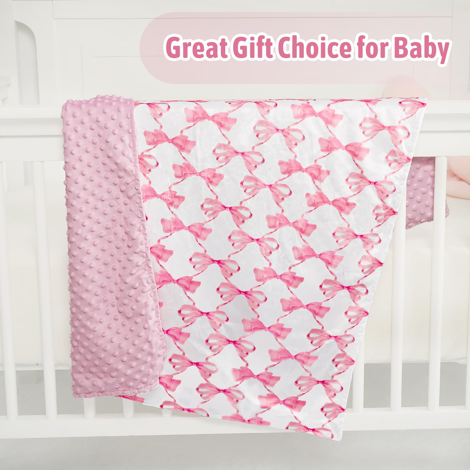 HNHUAMING versatile blanket for swaddle, nursing, or playtime.