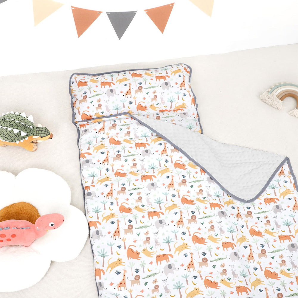 HNHUAMING nap mat with built-in name tag for quick identification.