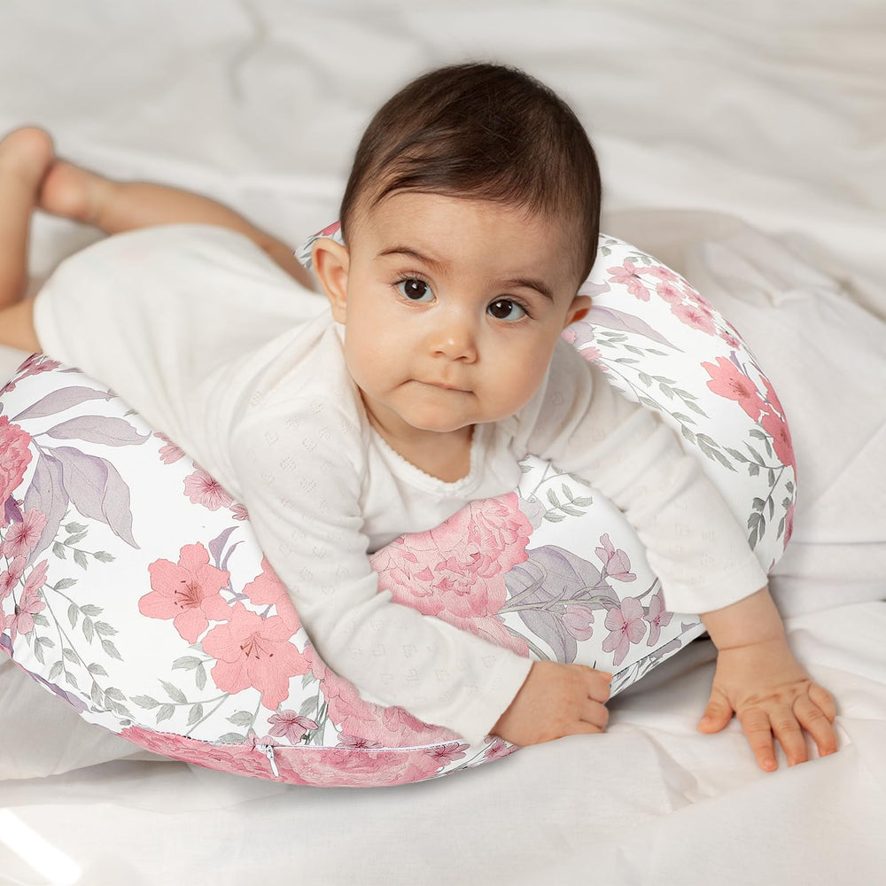 HNHUAMING nursing pillow cover machine washable for easy cleaning.
