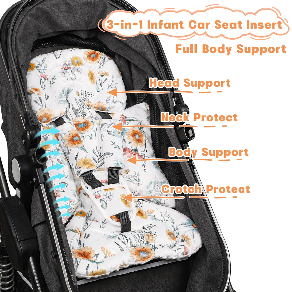 HNHUAMING thick padding delivers comfortable support during long trips.